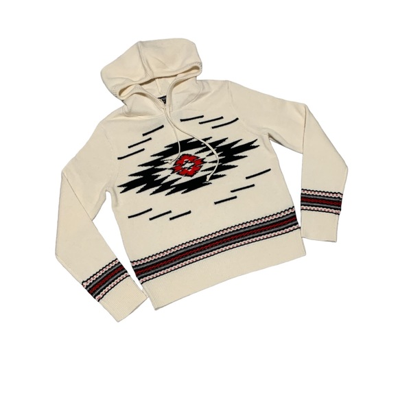 ❤️❤️❤️POLO RALPH LAUREN WOOL/CASHMERE HOODED SWEATER SIZE M❤️❤️❤️ - Picture 2 of 6